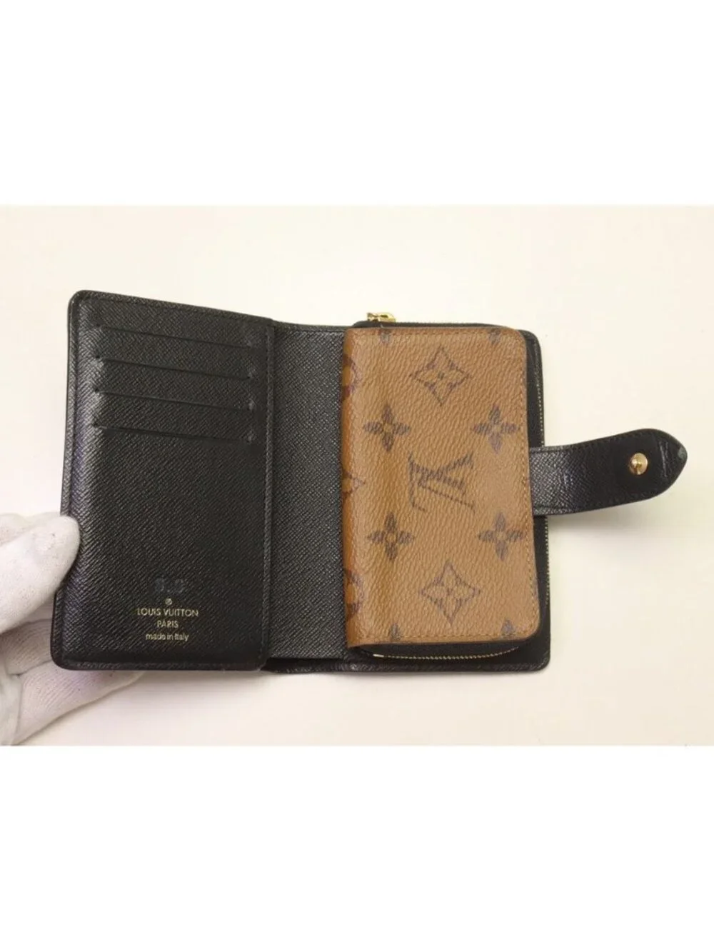 Louis Vuitton Monogram Reverse Portefeuille Juliette Bifold Wallet
